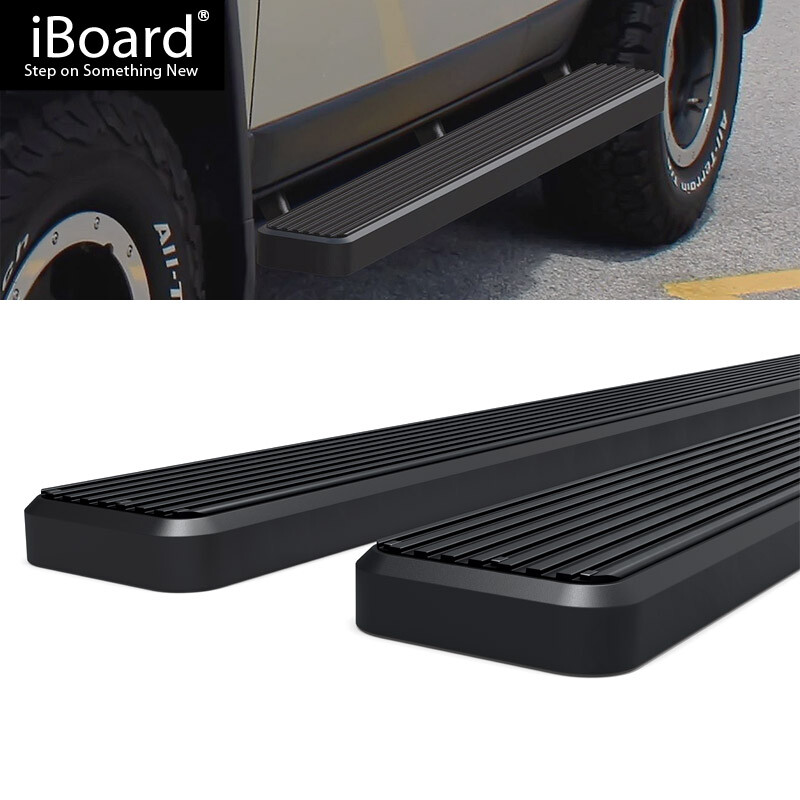 Running Board Side Step Nerf Bars 6in Aluminum Black Fit Toyota FJ