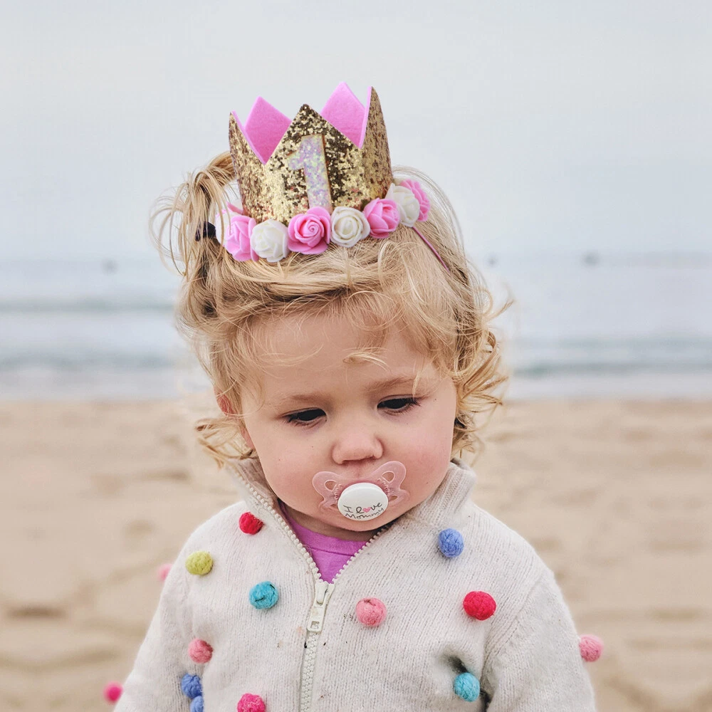 Headbands Baby Infant Crystal Birthday Gifts Outfit Hat Child Girl