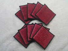 Grease Ninja Motorcycle Chain Cleaning - Brush Rag 10 Pak