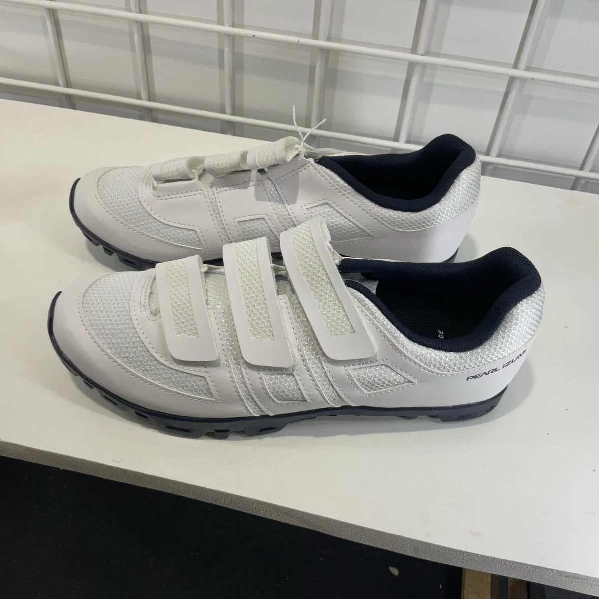 Chaussures Cyclisme Femme Pearl Izumi All Road - Blanc Argent - Pointure 38 / US 7.5 - À Clipser