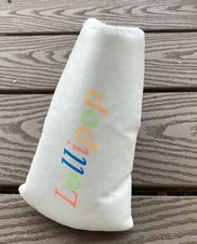 Lollipop Golf White Blade Mid-Mallet Putter Headcover Head Cover