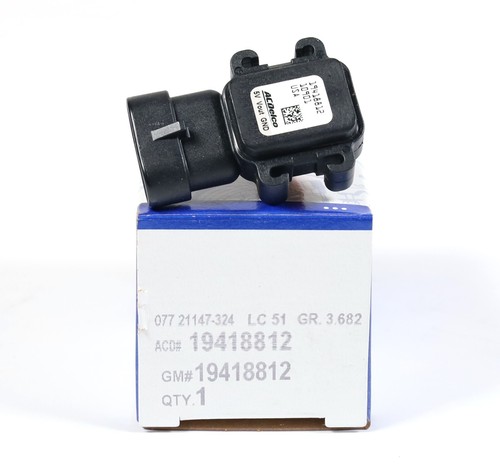 Genuine GM ACDelco 19418812 MAP Sensor 2004.5-2010 GM 6.6L Duramax LLY LBZ LMM - Picture 2 of 12