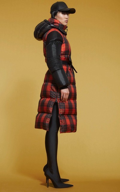 mackage plaid puffer