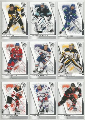 2022 - 23 Upper Deck SP Authentic Hockey Base Cards (Pick from List)