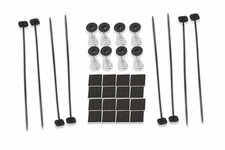 2PACK ZIP TIES STRAPS TABS SPRINGS ELECTRIC Radiator Fan TIE STRAP MOUNTING KIT