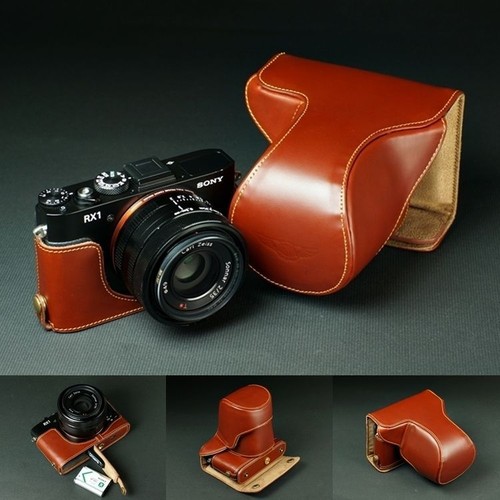 Handmade Genuine real Leather Full Camera Case Camera bag for Sony RX1R