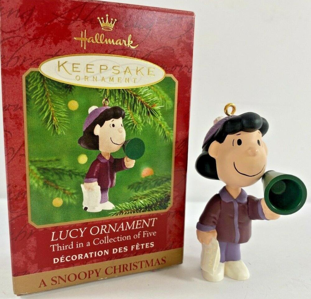 HALLMARK Keepsake Christmas Holiday Lucy Ornament PEANUTS eBay