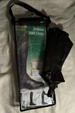NEW TREDSTEP IRELAND DELUXE LEATHER HALF CHAPS BROWN Calf 12" Height 14" #*