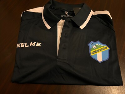 COMUNICACIONES  GUATEMALA  BLACK   KELME POLO 2023 BRAND NEW SIZE 2 XL , FIT XL