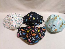 Set Of 4 Little Boy Kids Facemask