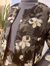 Noanoa Floral Jacket,blue, Sizes 32,34,38,40,42,44 Was£145.00