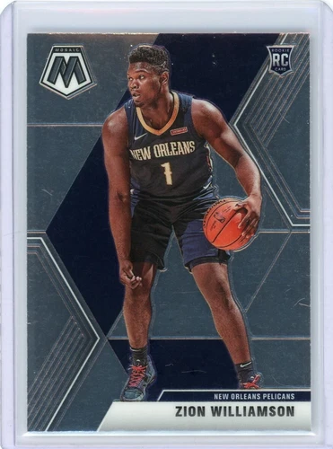 2019-20 Panini Mosaic Zion Williamson Pelicans Rookie Base Card #209