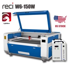 150W CO2 Laser Cutter for Acrylic/Wood Cutting with LightBurn Software Reci(W6)