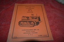 Allis Chalmers HD10 Crawler Traktor Operator Manuelle GDSD8