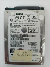 HGST 500gb HTS725050A7E630 220 0A90351 01 Hard Disk Drive HDD 2,5 SATA 42