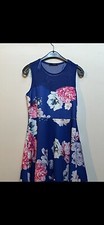 size 12 blue elegant dress