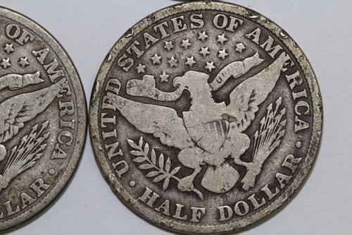 1903-O, 1906-D, Two 1909-P-S Barber Half Dollar Good to Fine (NUM8003-1) - Picture 10 of 10