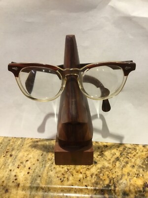 Vintage • Tart Optical • Eyeglass Frame 46[]22 Clear Brown 6