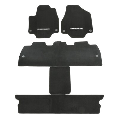 2017-2024 CHRYSLER PACIFICA PREMIUM 5 PIECE CARPET FLOOR MAT SET OEM NEW MOPAR