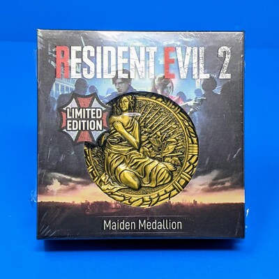 Resident Evil 2 Remake Limited Collector's Edition Maiden Medallion Coin PS4