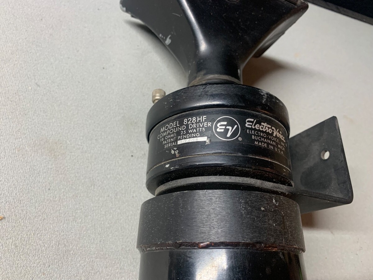 Vintage E V Electro Voice 828HF Compound Driver 16 OHMS for