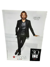 2015 Macys Gabriel Aubry 30 Years Of INC Style Fashion Original Print ad