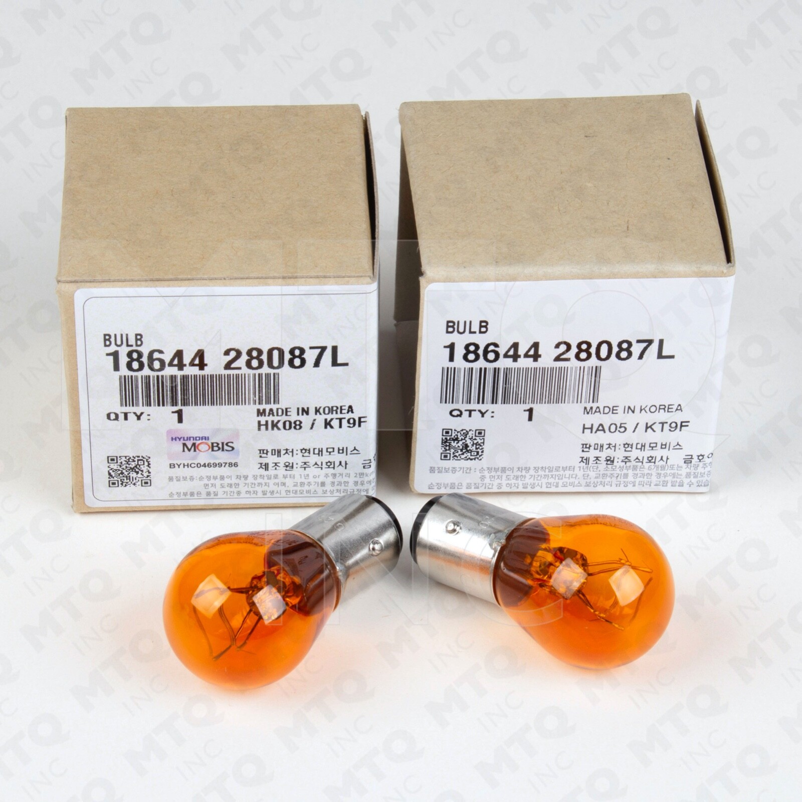 Genuine Signal Lamp Bulb 18644-28087L (QUANTITY=2) for Hyundai Kia 