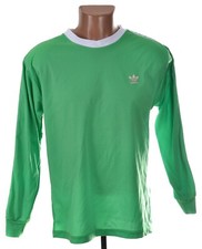 ADIDAS VINTAGE TEMPLATE 1990/1991 GREEN SHIRT SIZE XS ADULT LONG SLEEVE