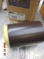 NEW Progress Lighting - P5774-20 - 5 inch Cylinder One light flush mount Bronze