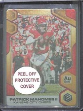 2019 Panini Elements Au Gold Metal #55 Patrick Mahomes II No 5 of 25