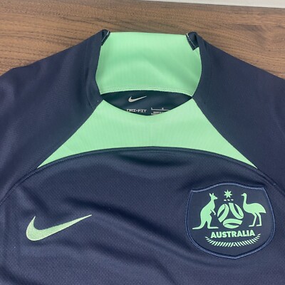 Nike Australia 2022 World Cup Away Jersey DN0676-451 Men's Sz L | eBay
