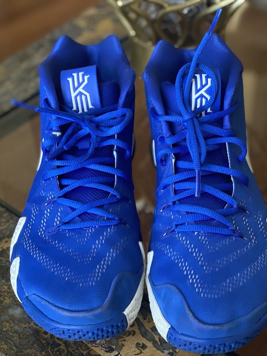 Nike Kyrie 4 Tb Mens Shoes Size 7.5 Royal Blue White  display picture 3
