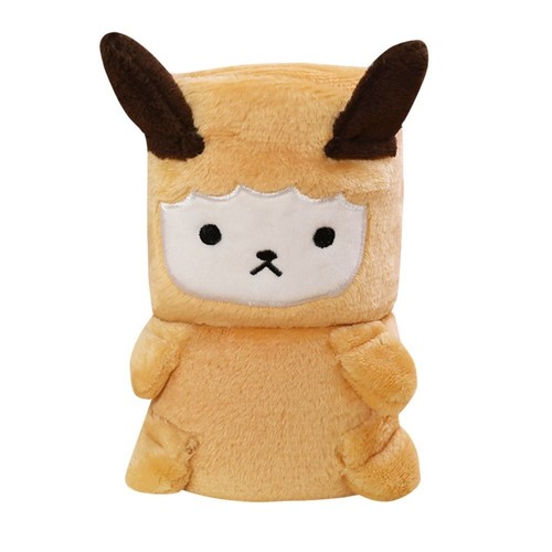Flannel Air Conditioning Blanket Cartoon Plush Wrap Shawl - Picture 4 of 17
