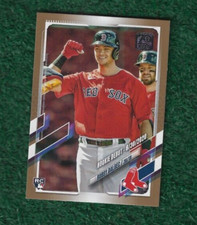 BOBBY DALBEC - 0380/2021 - 2021 TOPPS UPDATE GOLD ROOKIE DEBUT ROOKIE CARD US212. rookie card picture