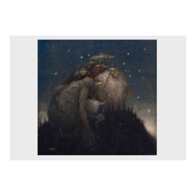 John Bauer - 'Starry Night': Poster (16.5'' x 11.7'')