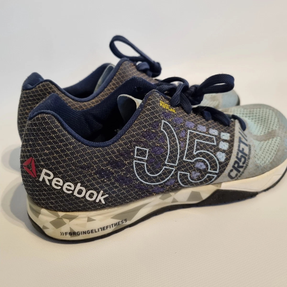 Nu Spis aftensmad kærtegn Reebok CrossFit Nano 5 CR5FT Womens Athletic Training Shoes Blue Grey  Kevlar 8.5 | eBay