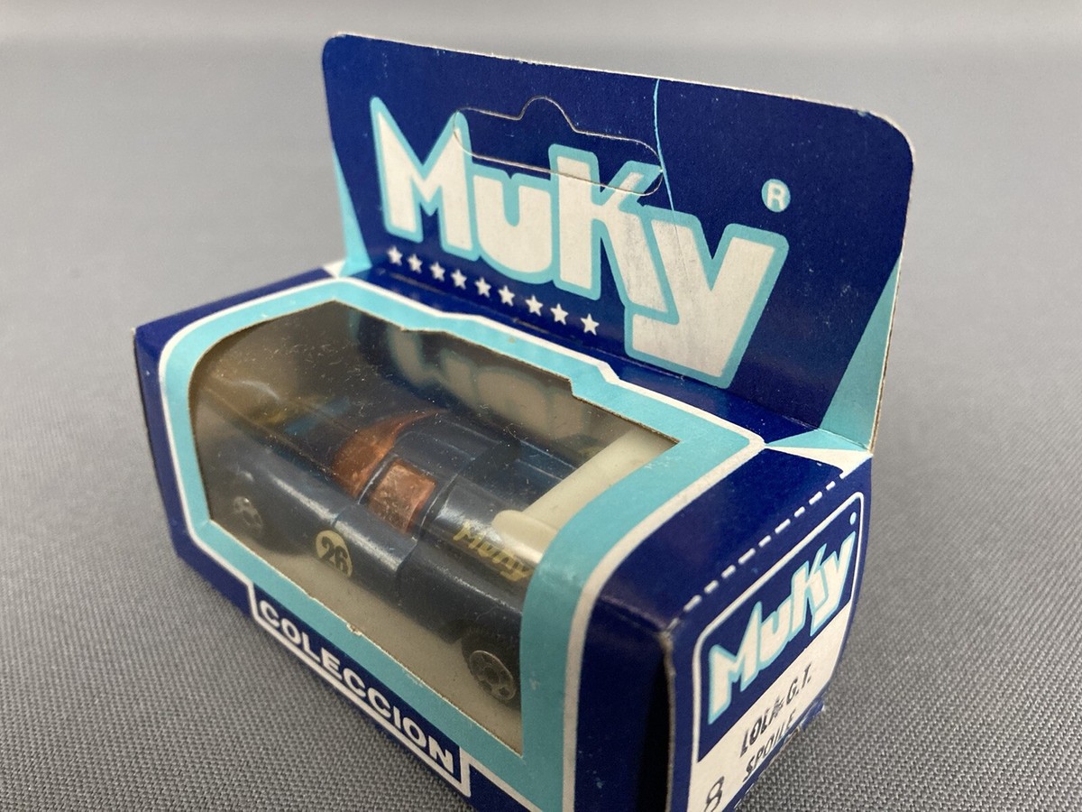 RARE Muky 1/64 Diecast Bardahl Lola GT #26 Blue w/Wht Wing NIB