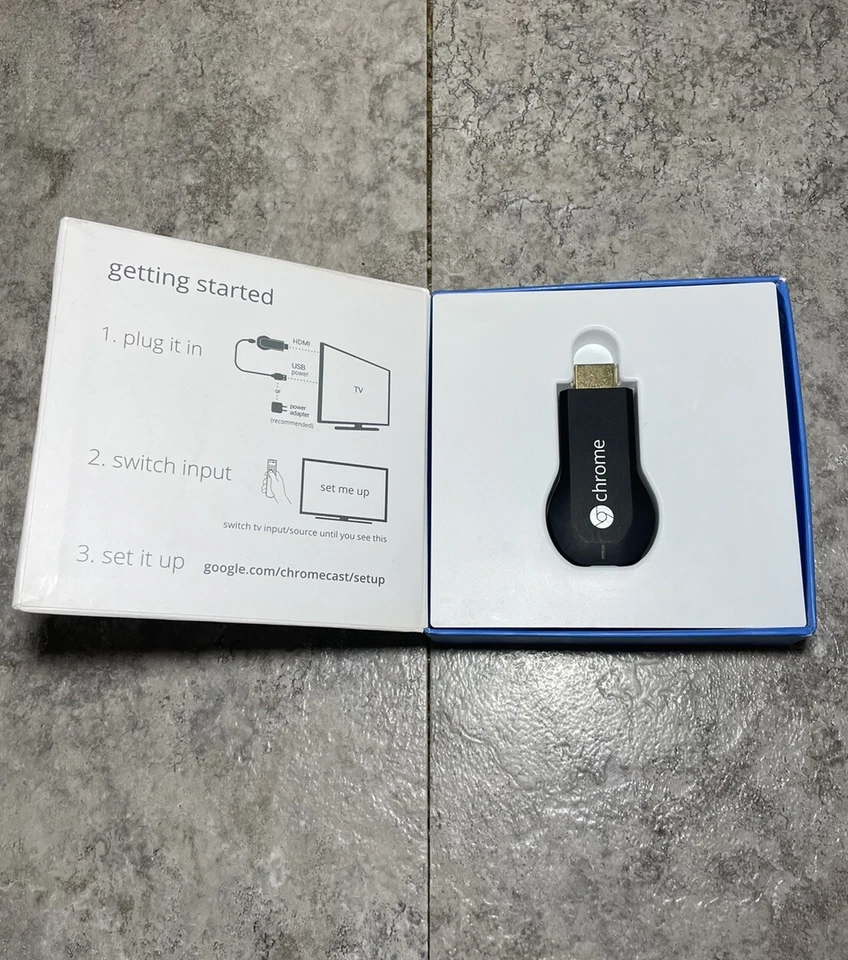 2013 ChromeCast Streaming device works w/Android, IOS, OSX, & windows 🔥 In Box - Image 4 of 4