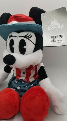 Disney Parks - Americana MINNIE MOUSE Plush 2020 NEW WITH TAGS & Free Shipping - Picture 3 of 11