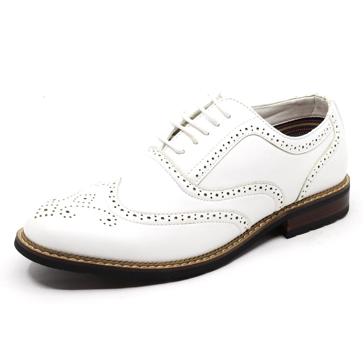 White Oxford Dress Shoes for Men for sale | eBay display picture 1