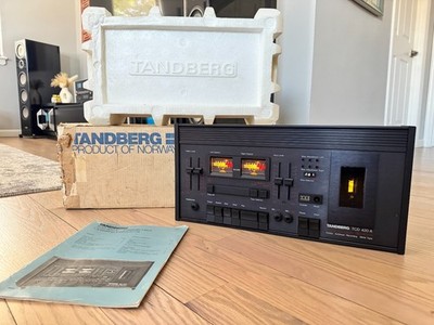 Vintage Tandberg TCD 420A Cassette Deck  w Original Box / Manual ~LOOK~
