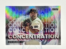 2025 Topps Stadium Club Concentration Insert Holo #C-18 Justin Verlander Giants