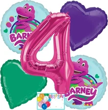 Anagram Barney Birthday Balloons Party Supplies #4 - Officially Licensed