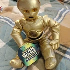 Kenner Star Wars Buddies C-3PO Plush Stuffed Animal Gold 1997