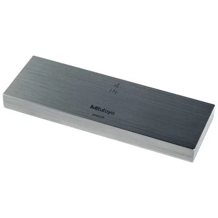 Mitutoyo 611204-531 Gage Block,Rect,Steel,4.00 In,Asme 0