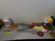 Melissa  Doug Wooden Fridge Food Playset Pretend Play Kitchen Grocery Store New