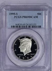 1995-S Kennedy Half Dollar 50C PCGS PR69 PF69 DCAM