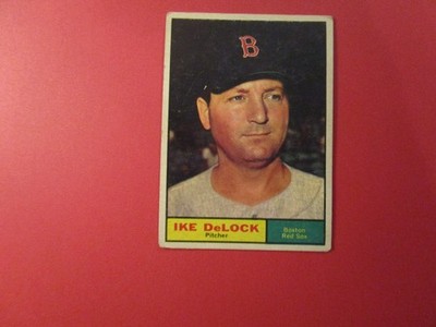 1961  TOPPS #268 IKE DELOCK   RED SOX  VG/EX