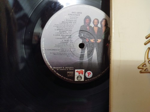 BEE GEES - greatest 2lp RSO Yugoslavia press LP original 1979 - diff variant - Picture 2 of 7