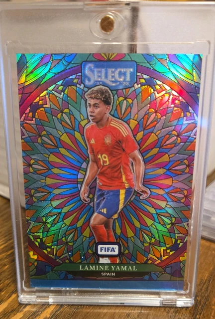 2024-25 Select FIFA Lamine Jamal Stained Glass #2 Spain Case Hit!!